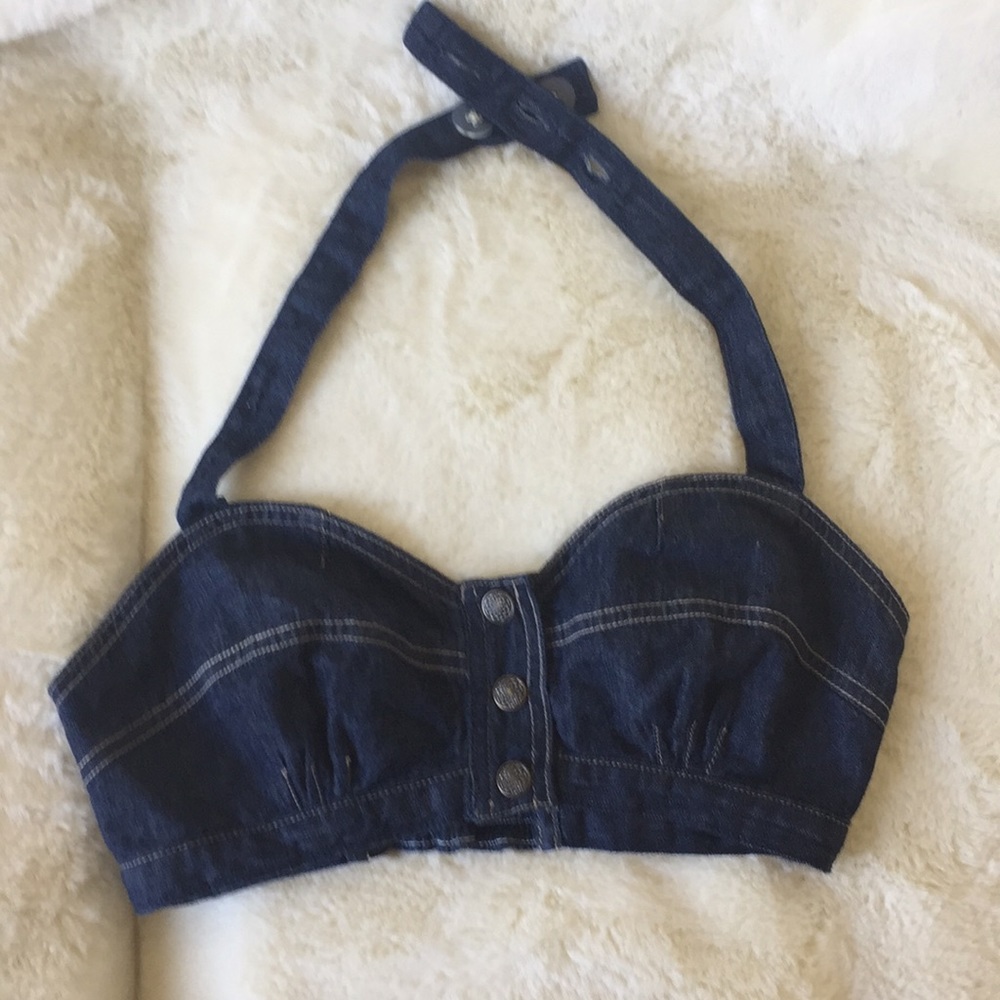 Women’s jeans bustier Sz small